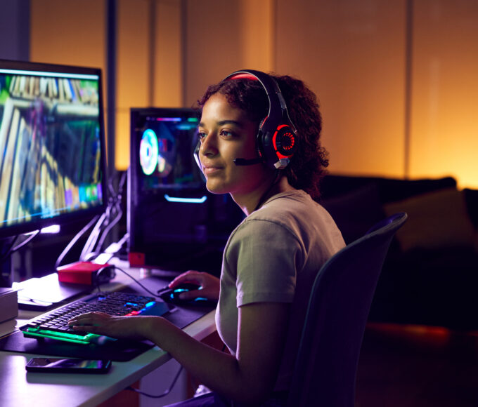 Game gaming femmes virtuel