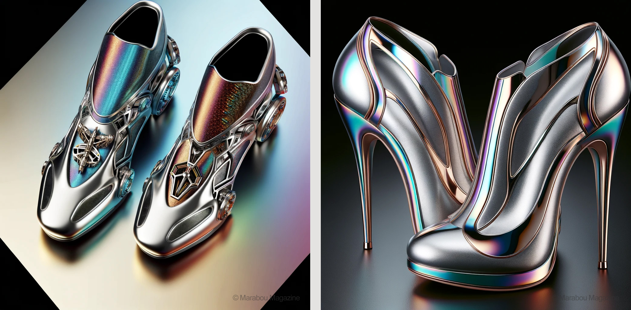 Métalliques Futuristes : Un Pas Vers l'Espace